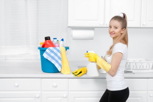 Deep cleaning a Clapham apartment living space