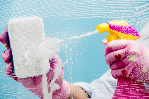 Thorough dusting and sanitising during deep cleaning in Clapham