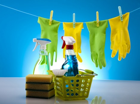Upholstery cleaning process for a living room sofa in Clapham