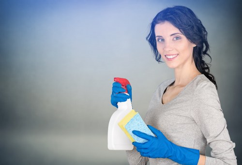 Cleaning equipment checked and prepared for safe use