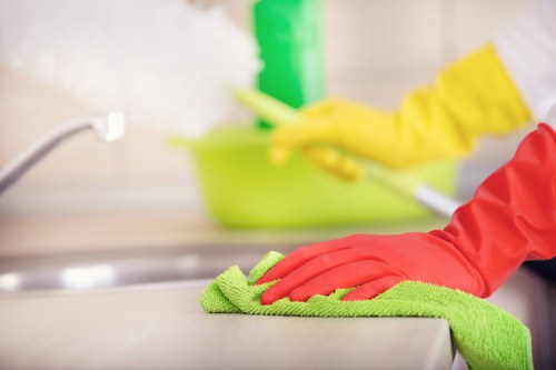 Specialist rug cleaning process in Clapham